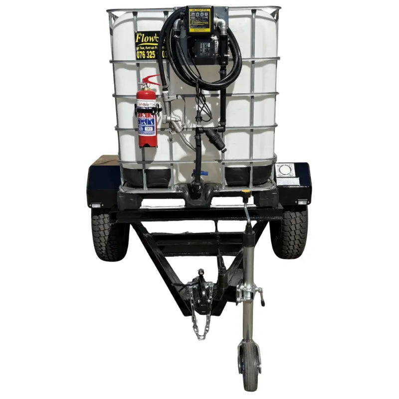 1000l Diesel trailer 56lpm 220v flowbin unbraked