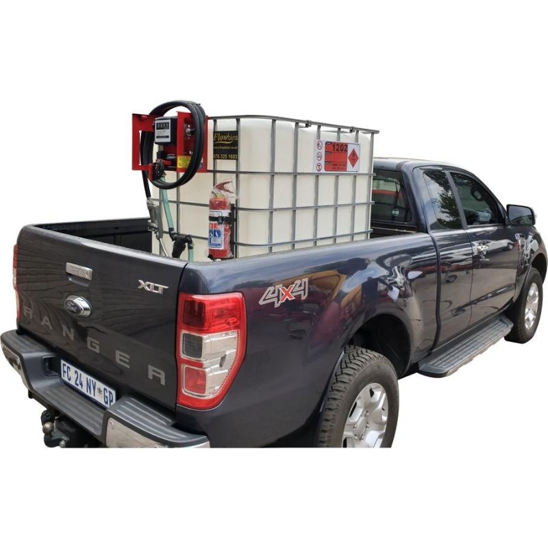 1000l Mobile Diesel bowser 40lpm 12v Exec flowbin tank unit