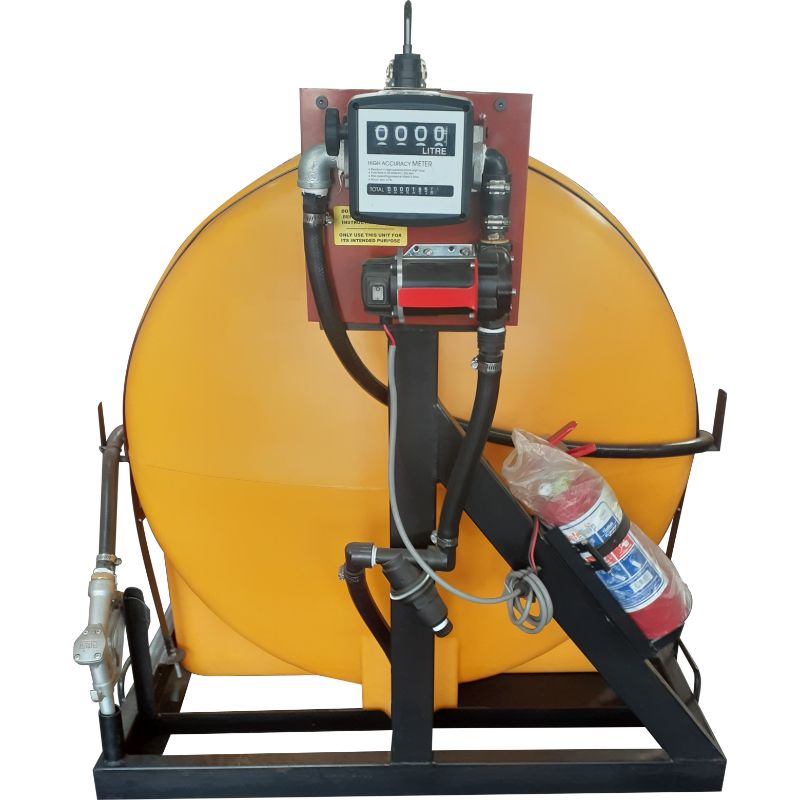 1500 litre diesel bowser stationary truck unit -50lpm 12v