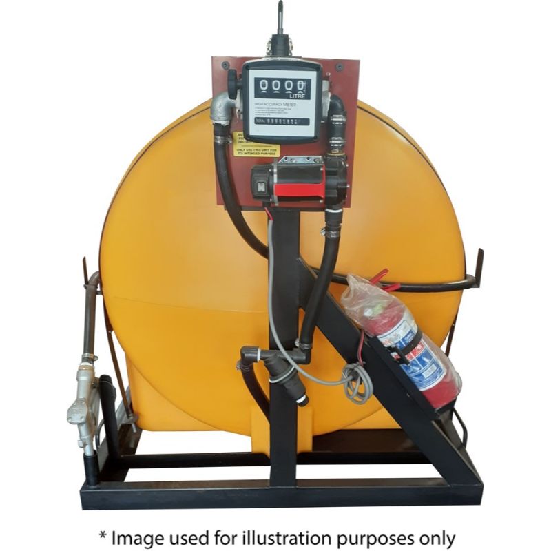 1500 litre diesel bowser stationary truck unit