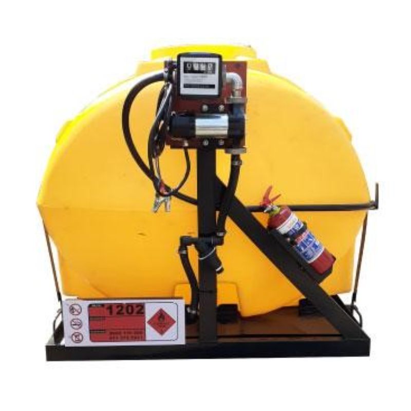2500 litre diesel stationary unit -85ltp 12v piusi pump