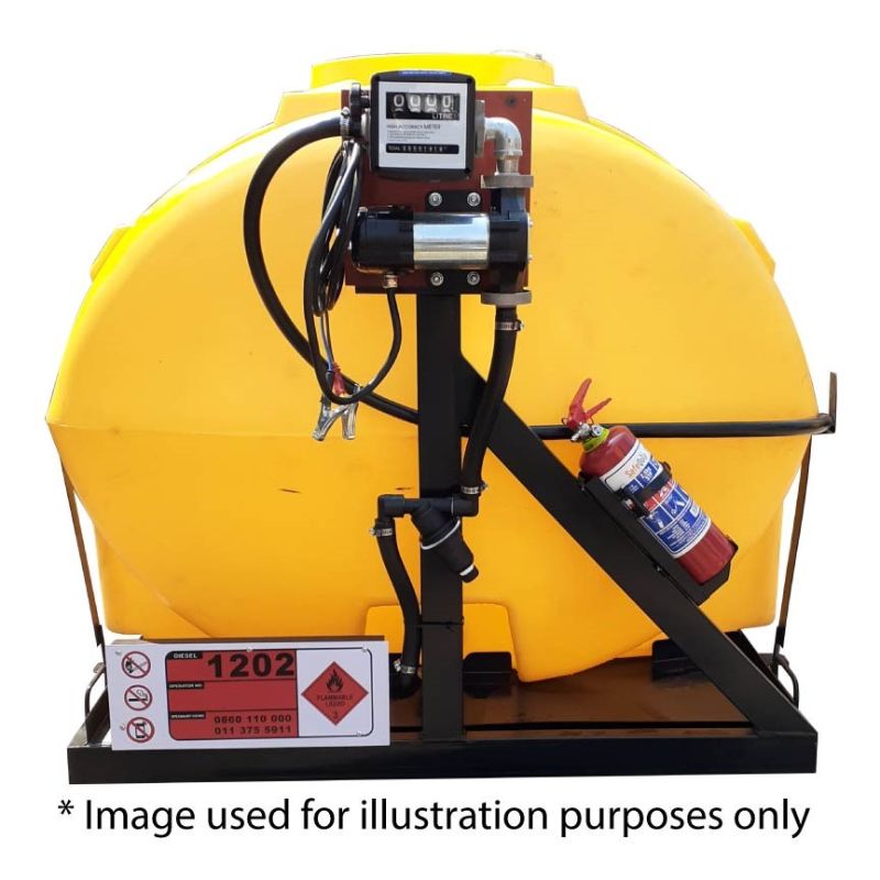 2500lt diesel bowser stationary units