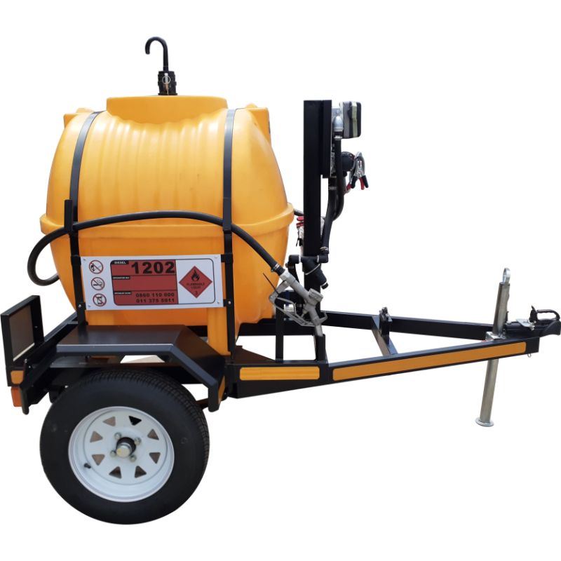 600lt diesel fuel trailer piusi 50lt