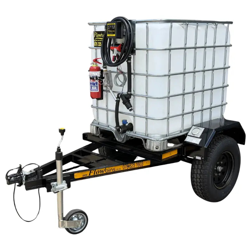 1000l Diesel trailer 50lpm-12v-flowbin unbraked
