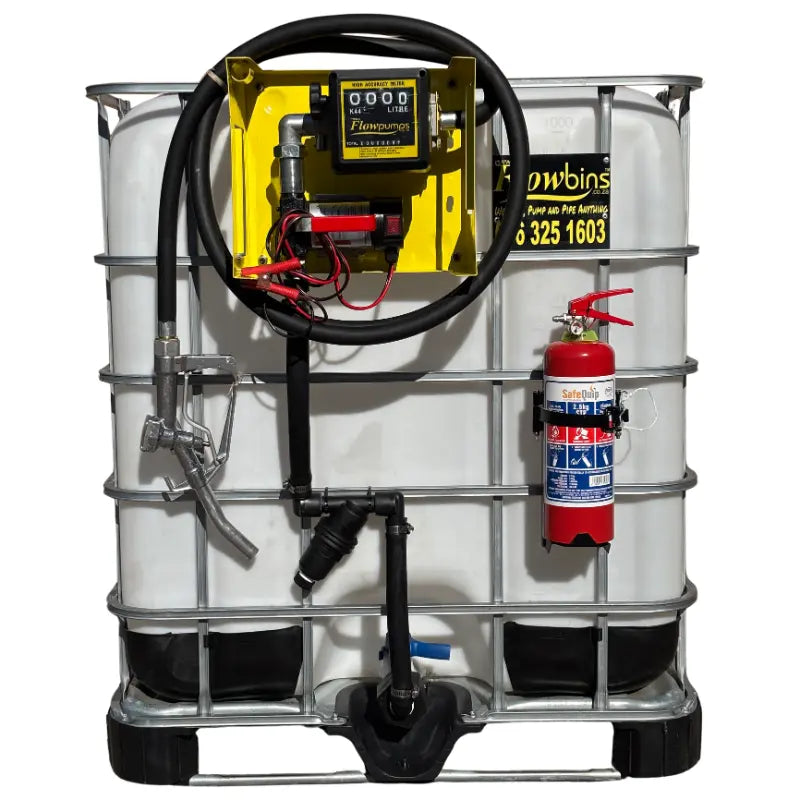 1000l Diesel bowser 40lpm-12v-Exec Flowbin™ unit