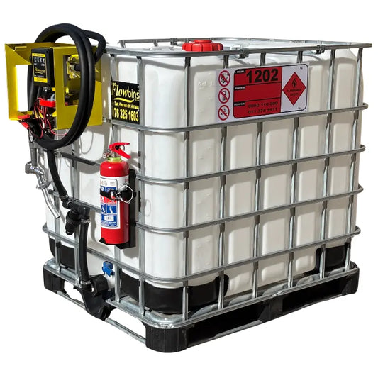 1000l Diesel bowser 40lpm-12v-Exec Flowbin™ unit