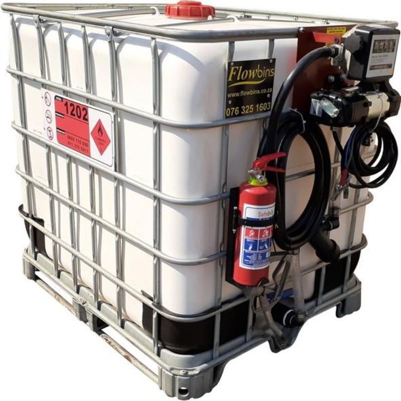 1000l Diesel bowser 85lpm-12v-Piusi Flowbin™ unit