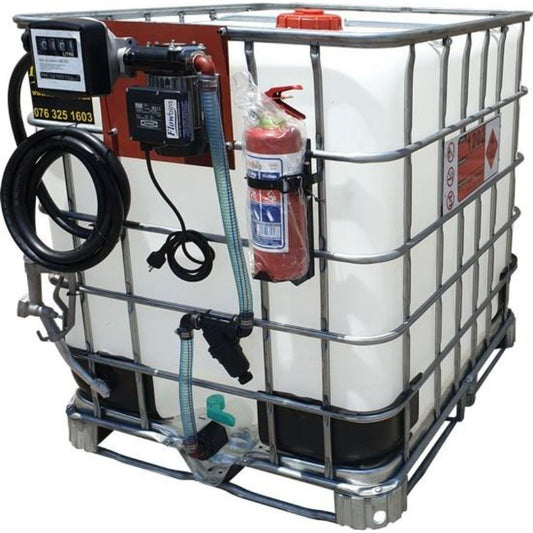 1000l Diesel bowser 72lpm-220v-Flowbin™ unit