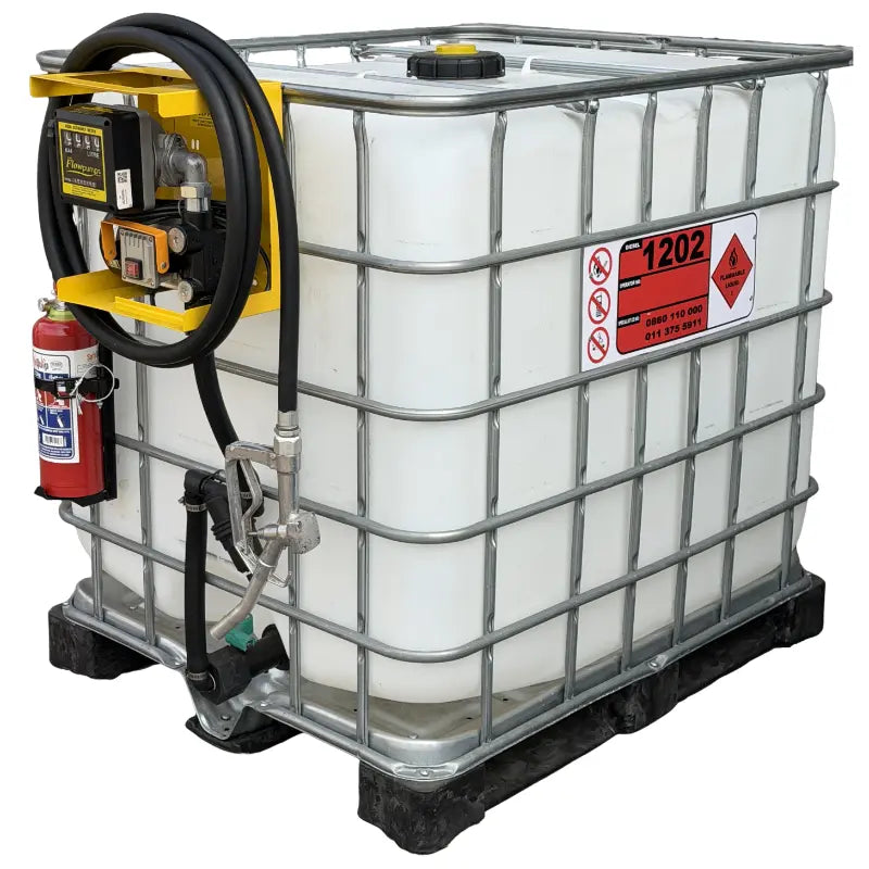 1000l Diesel bowser 60lpm-220v- flowpump Flowbin™ unit