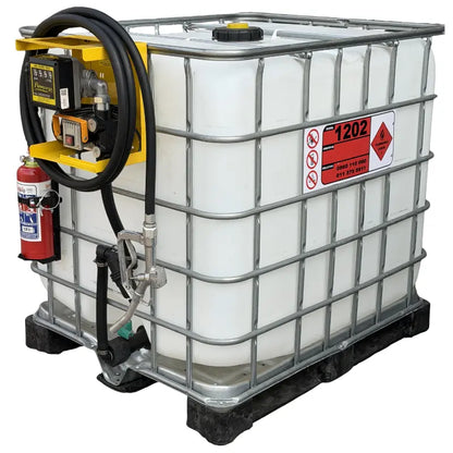 1000l Diesel bowser 60lpm-220v- flowpump Flowbin™ unit