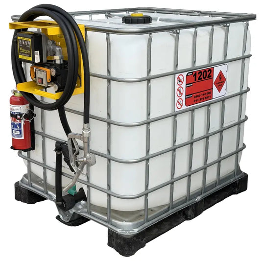 1000l Diesel bowser 60lpm-220v- flowpump Flowbin™ unit