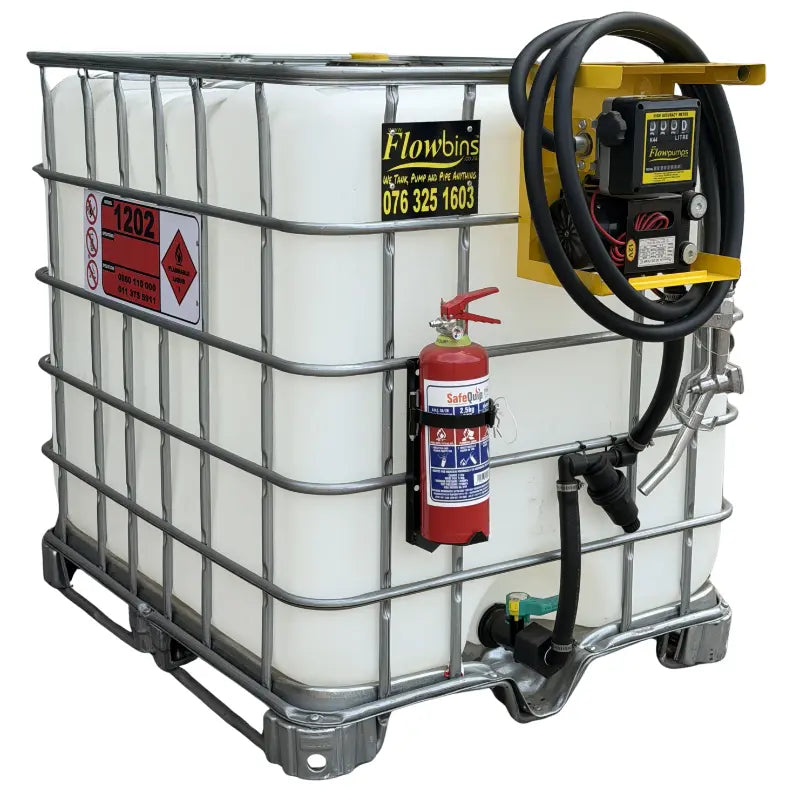 1000l Diesel bowser 70lpm-12v- flowpump Flowbin™ unit