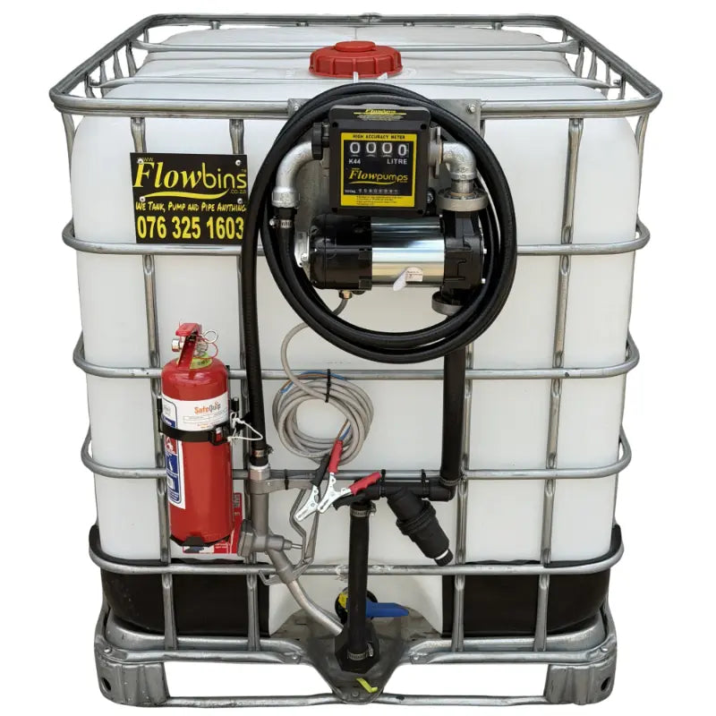 1000l Diesel bowser 85lpm-12v-Piusi flowbin unit