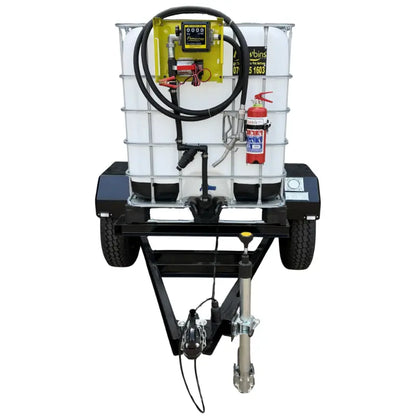 1000l Diesel trailer 40lpm-12v-exec flowbin unbraked