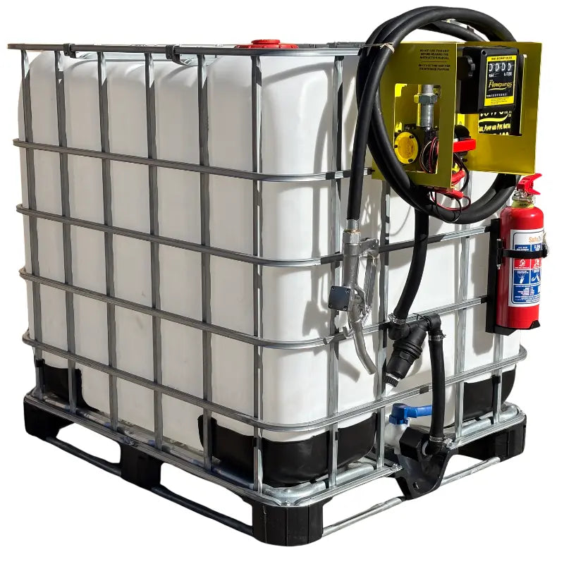 1000l Diesel bowser 40lpm-12v-Exec Flowbin™ unit