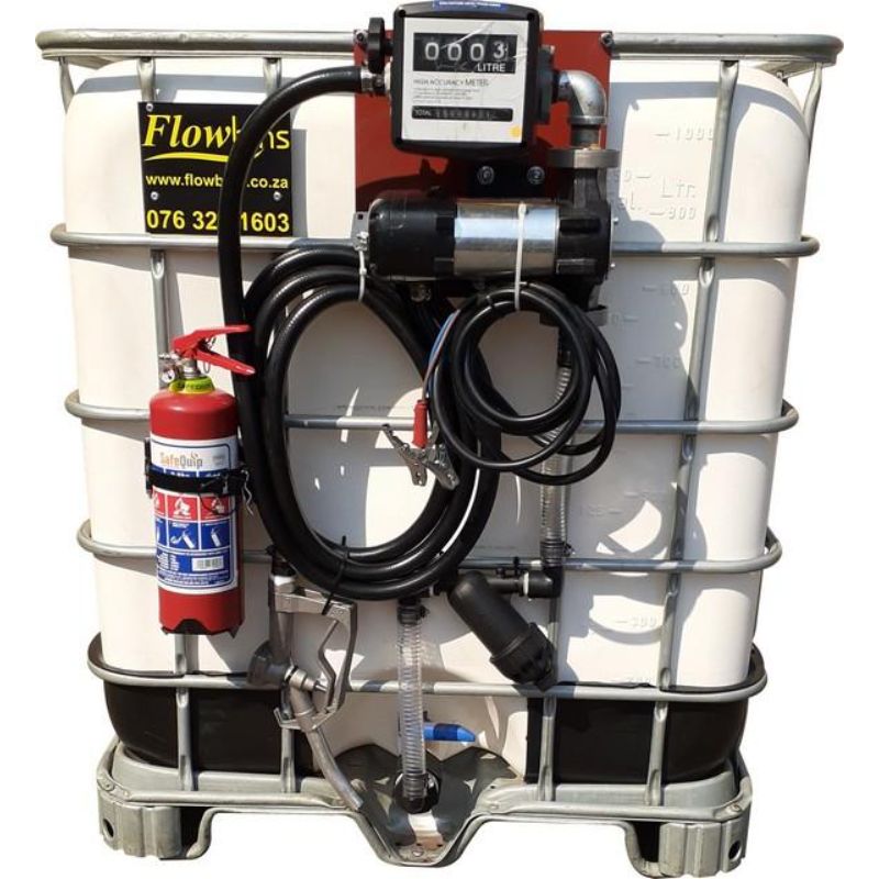 1000l Diesel bowser 85lpm-12v-Piusi Flowbin™ unit