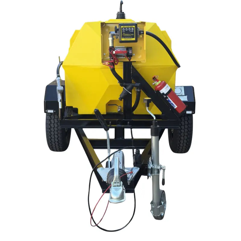 1500l Diesel trailer 40lpm-12v-exec horizontal braked