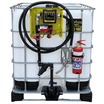 1000l Diesel bowser 40lpm-12v-Exec flowbin unit