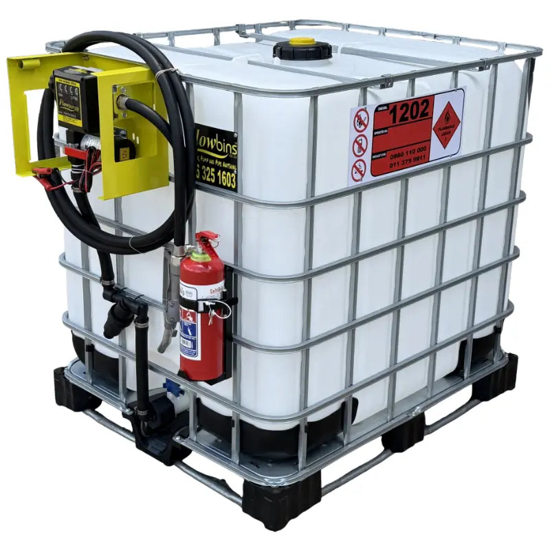 1000l Diesel bowser 40lpm-12v-Exec flowbin unit