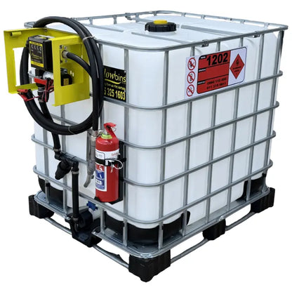 1000l Diesel bowser 40lpm-12v-Exec flowbin unit