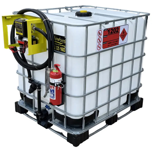 1000l Diesel bowser 40lpm-12v-Exec flowbin unit