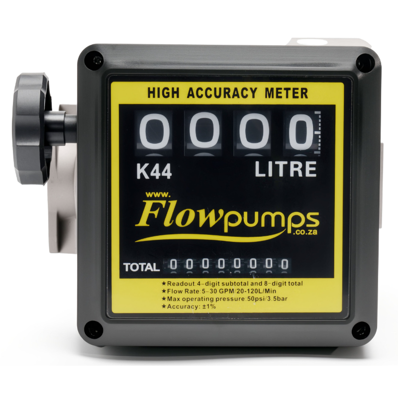 K44 - 4 Digit Flow meter Flowpumps