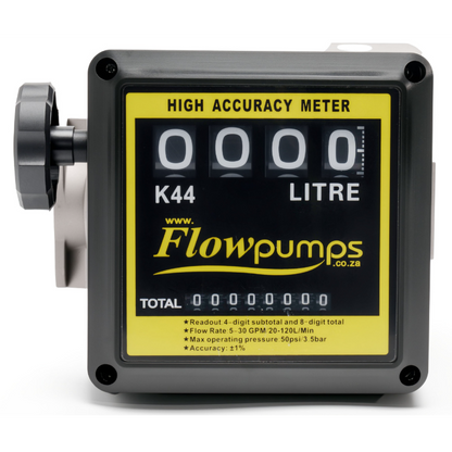 K44 - 4 Digit Flow meter Flowpumps