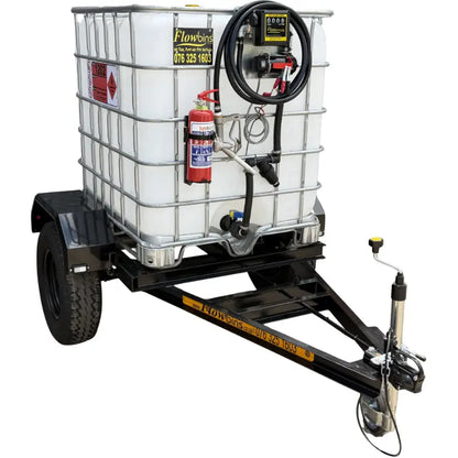 1000l Diesel trailer 50lpm-12v-flowbin unbraked