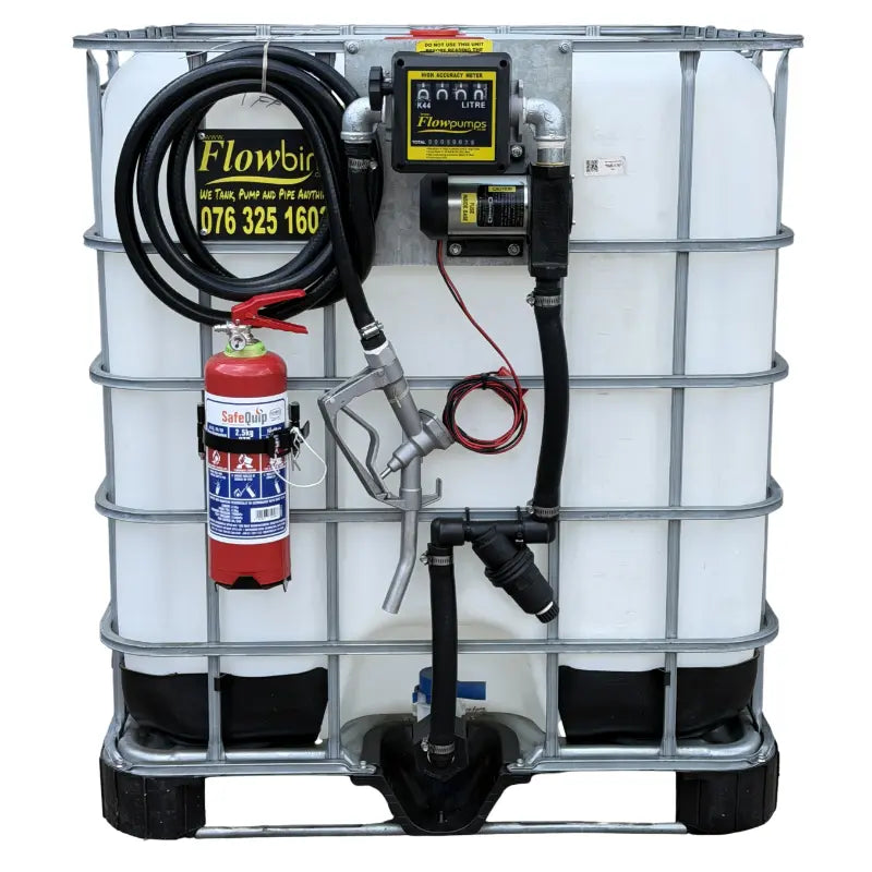 1000l Flowbin Diesel bowser unit - 50lpm Flowpump12v