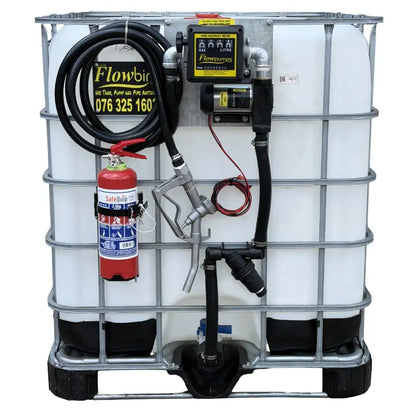 1000l Flowbin Diesel bowser unit - 50lpm Flowpump12v