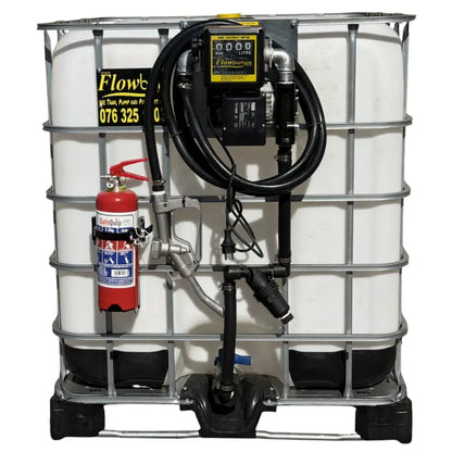 1000l Diesel bowser 56lpm-220v-flowbin unit