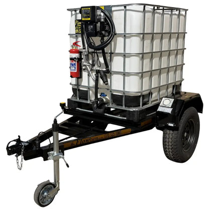 1000l Diesel trailer 56lpm 220v flowbin unbraked