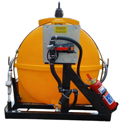 650l Diesel bowser 40lpm 12v basic horizontal unit