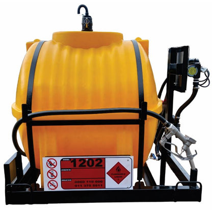 650l Diesel bowser 40lpm 12v basic horizontal unit
