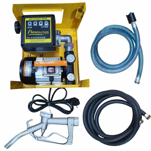 60lpm Diesel Pump Kit 220v with manual nozzle in pump Case