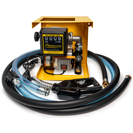 60lpm Diesel Pump Kit 220v with Auto Stop nozzle in pump Case