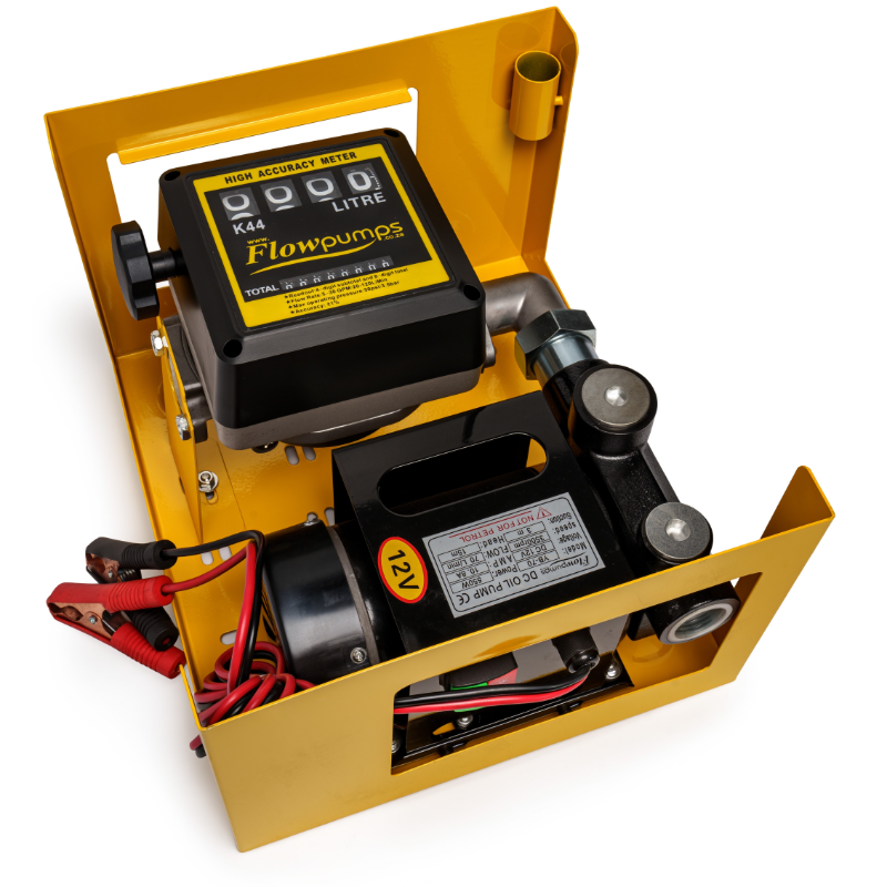 70lpm Diesel Pump Kit 12v with manual nozzle in Pump case