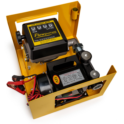 70lpm Diesel Pump Kit 12v with auto stop nozzle in Pump case