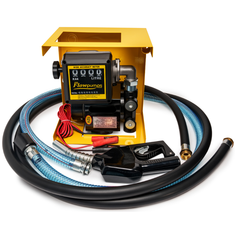 70lpm Diesel Pump Kit 12v with auto stop nozzle in Pump case