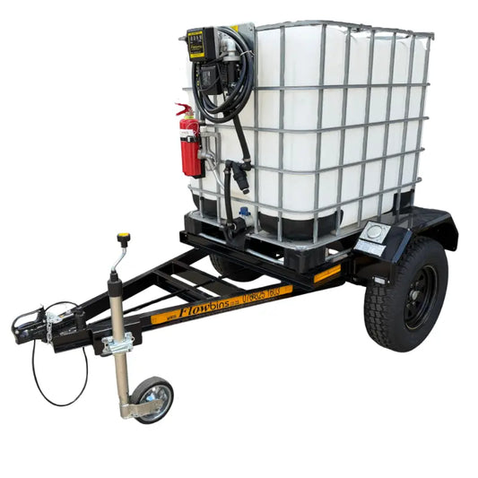 1000l Diesel trailer 72lpm 220v flowbin unbraked