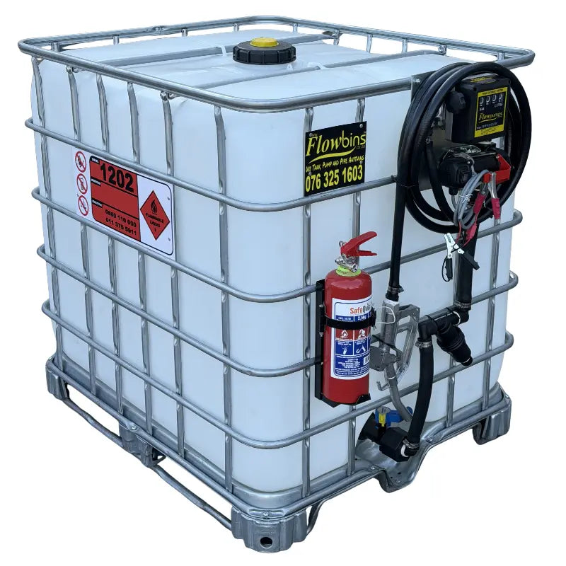 1000l Diesel bowser 50lpm-12v-piusi Flowbin™ unit