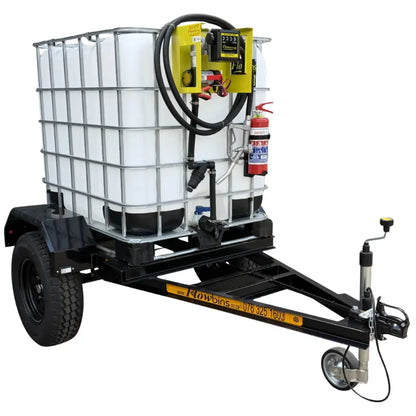 1000l Diesel trailer 40lpm-12v-exec flowbin unbraked