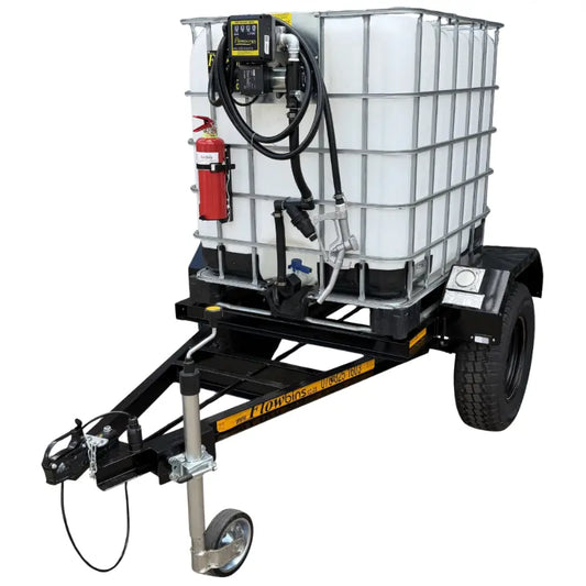 1000l Diesel trailer 56lpm-12v-Flowbin™ unbraked