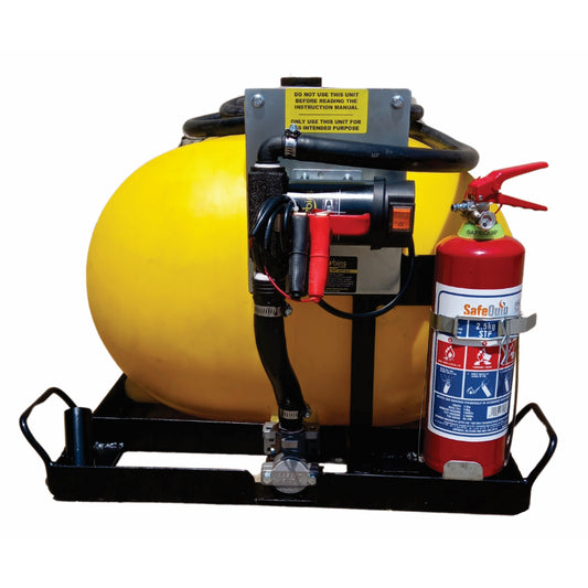 200l Diesel bowser 40lpm-12v-basic horizontal unit