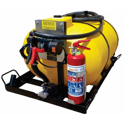 200l Diesel bowser 40lpm-12v-basic horizontal unit