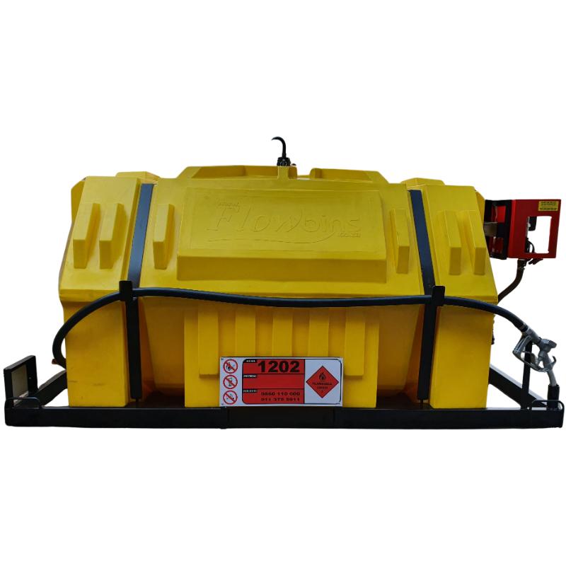 2000l Diesel bowser 40lpm-12v-exec horizontal unit