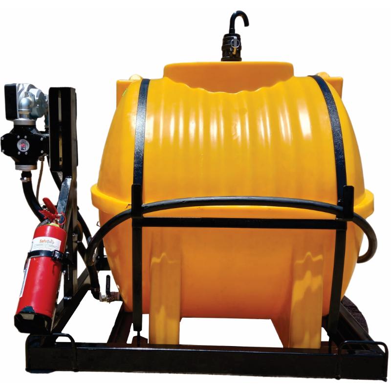 650l Diesel bowser 85lpm 12v (Piusi) horizontal unit