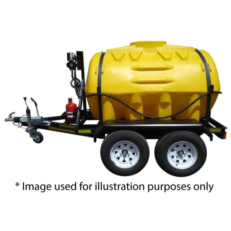 2500l mobile diesel trailer unit