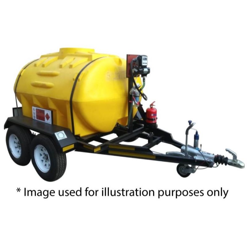 2500l mobile diesel trailer unit